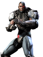 Khary Payton as the voice of Cyborg in the video game Injustice: Gods Among Us.