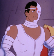 Ernie Hudson as the voice of Cyborg in Super Friends.