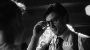 Clark as a mild-mannered reporter in Jimmy Olsen's dream in Noir.