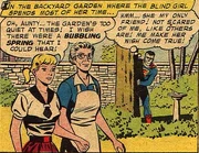 Melissa as she appears in the comics.