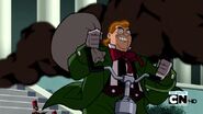 John DiMaggio as the voice of Toyman in Batman: The Brave and the Bold.