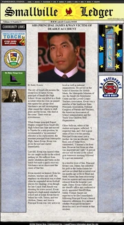 Smallville Ledger article about Kwan's death.