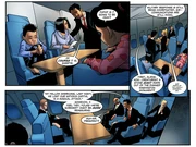 The President calms his family down.