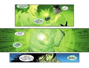 Tomar-Re and Clark say the oath of the Green Lanterns.