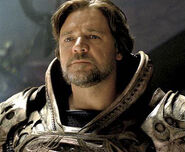 Russell Crowe as Jor-El in Man of Steel.