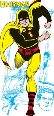 Hourman as he appears in the comics