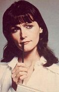 Margot Kidder as Lois Lane in the Superman: The Movie and its sequels.