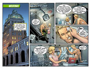 Chloe jokes about Oliver being beaten up by a teenaged girl.