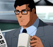 Nolan North as the voice of Clark Kent in Young Justice (2010-2013,2019-).