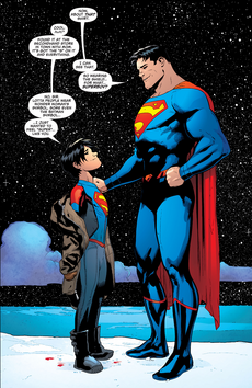 Superman superboy-Clark and Jon