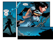 Diana faces off against a tank.