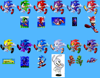 Sonic Chaos Sprite Sheets - Sega Game Gear - Sonic Galaxy.net