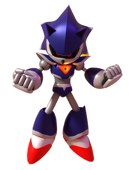 Metal Sonic Png - Metal Sonic 3d Render, Transparent Png