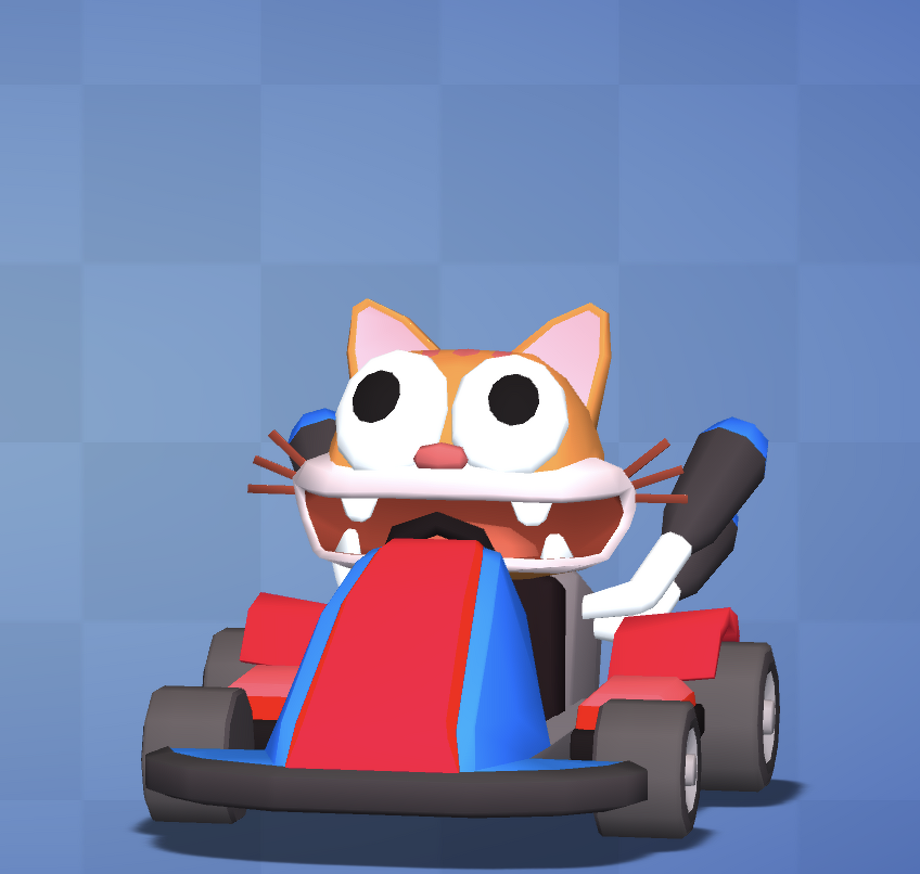 Using All the Cat Characters in Smash Karts 