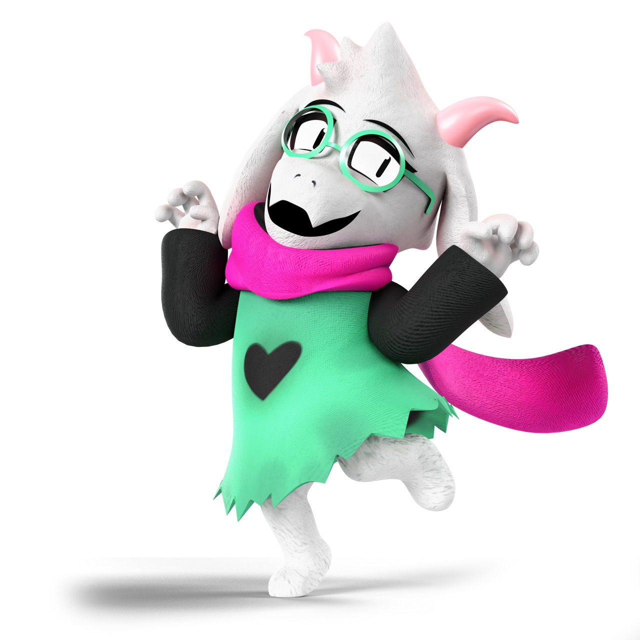 Since the amazing digital circus comes out today here's Ralsei in a Pomni  costume! : r/ralsei