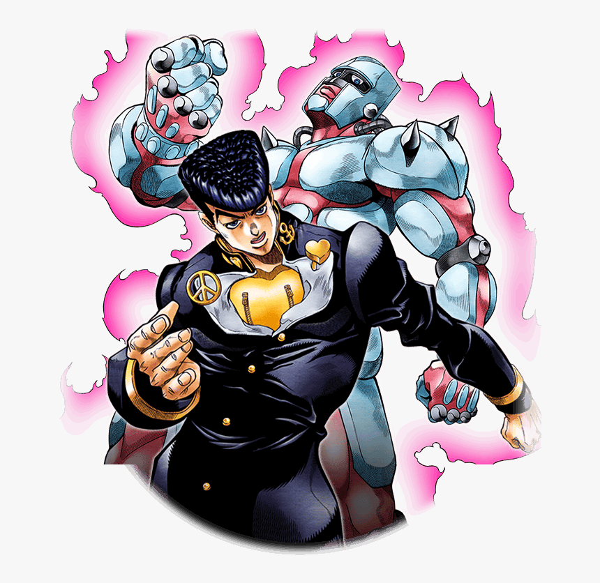 Josuke pose. Jojo's Bizarre Adventure - Diamonds are unbreakable.