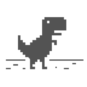 T-Rex Run 2D in Google page