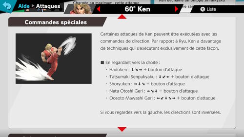 Attaques Ken Ultimate 2