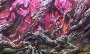 Art conceptuel de la Forêt des Bombes Zéro pour Kid Icarus : Uprising.