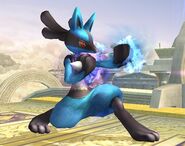 Lucario attaques Brawl 3