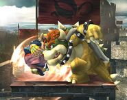 Bowser attaques Brawl 1