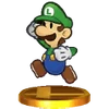 Trophée Paper Luigi 3DS