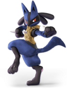 Art Lucario bleu Ultimate