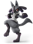 Art Lucario gris Ultimate