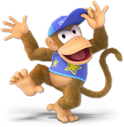 Art Diddy Kong bleu Ultimate