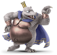 Art King K. Rool blanc Ultimate