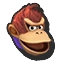 Icône Donkey Kong rouge U