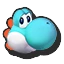 Icône Yoshi bleu clair U