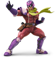 Art Captain Falcon rouge Ultimate