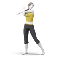 Art Entraîneuse Wii Fit jaune Ultimate.png (1,13 Mio)