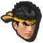 Icône Ryu noir U