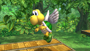 Un Koopa Paratroopa vert dans Brawl