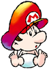 Art Bébé Mario SMA3