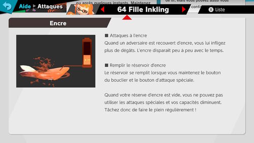 Attaques Inkling Ultimate 2