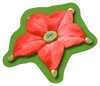 Vignette Fleur Cracheuse Cramoisie