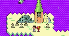 La maison des Flying Men dans le monde Magicant dans EarthBound