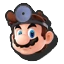Icône Dr. Mario noir U