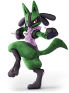 Art Lucario vert Ultimate