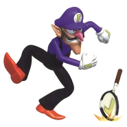 Waluigi Tennis64.png (1,07 Mio) Mario Tennis (Nintendo 64)