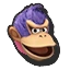 Icône Donkey Kong bleu U