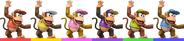 Couleurs Diddy Kong Brawl