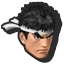 Icône Ryu bleu clair U