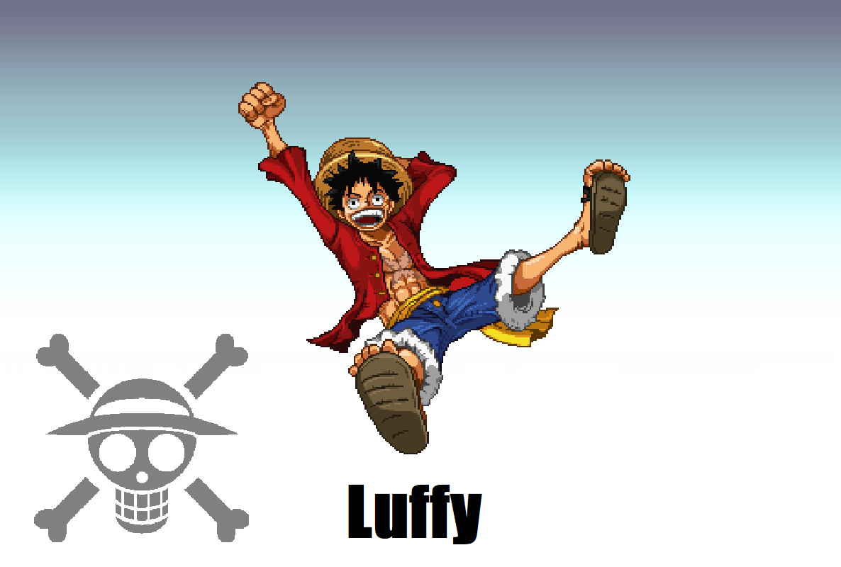 Luffy jumping PNG Image