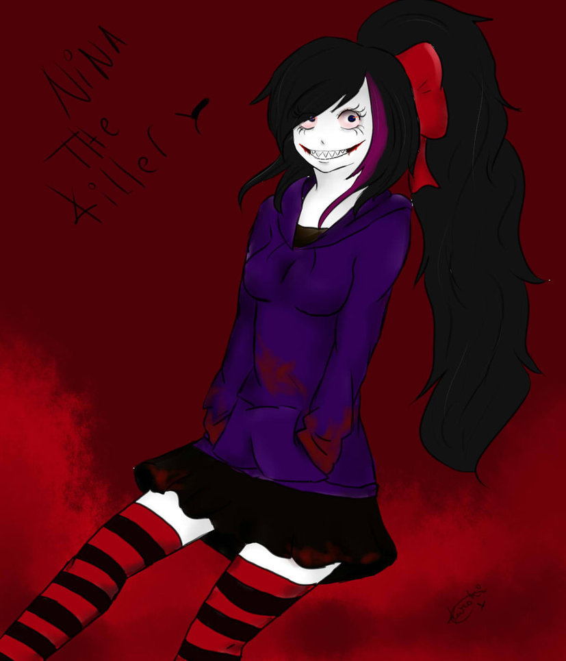 Nina the Killer  Creepypasta girls, Creepypasta, Jeff the killer