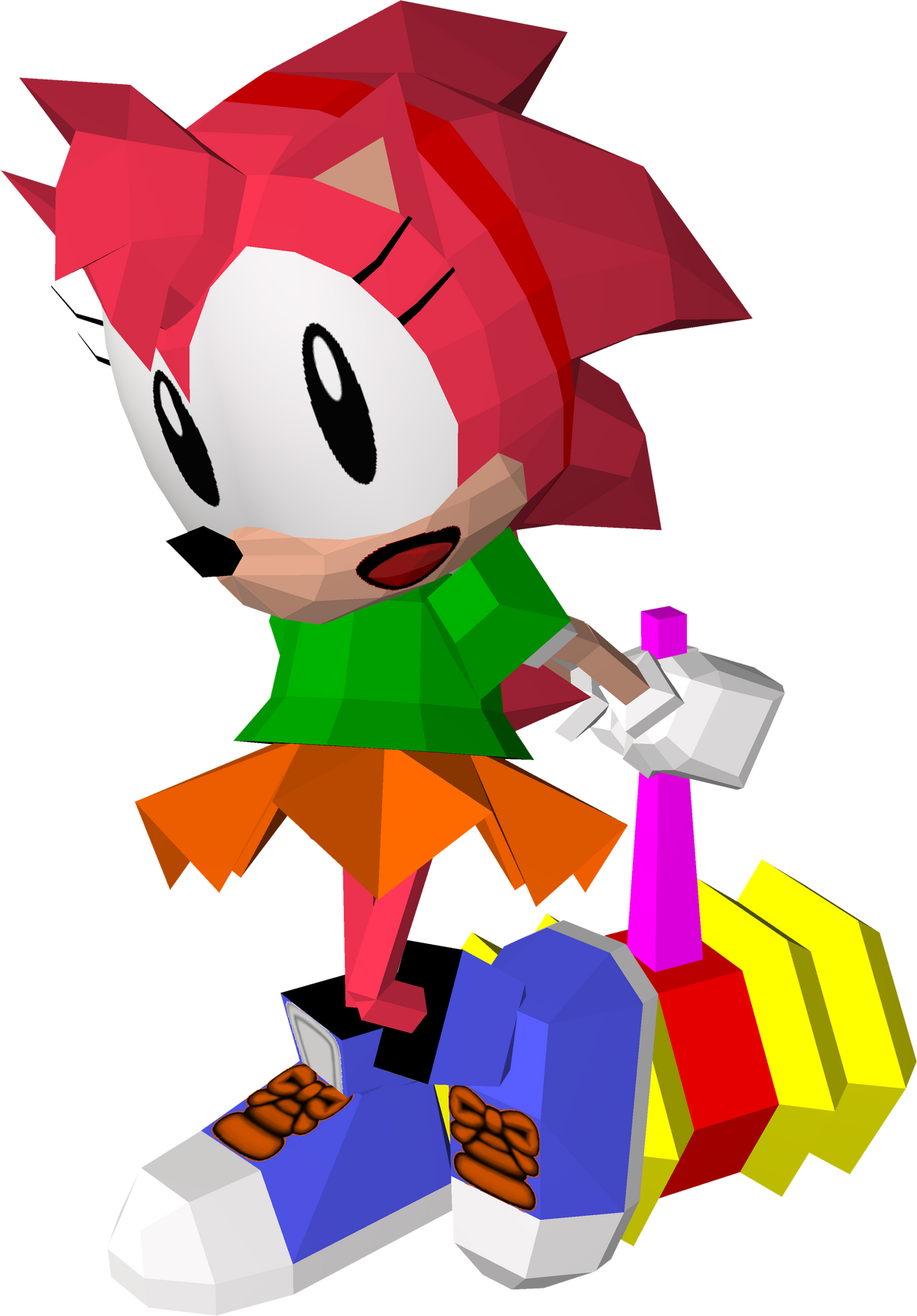 Amy Rose, Mega Sonic Bros. Wiki