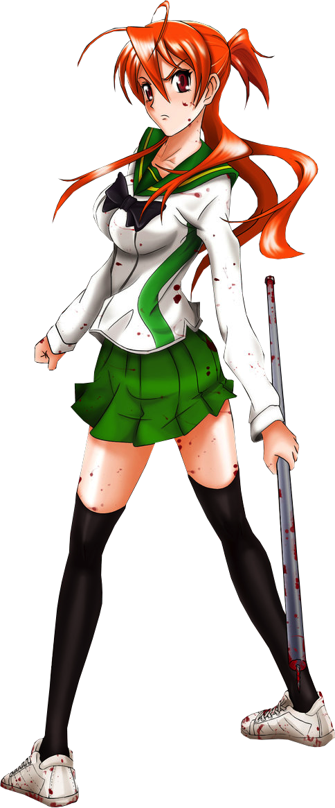 Ai Art] Rei Miyamoto - High School of the Dead by The-Sanctuaire